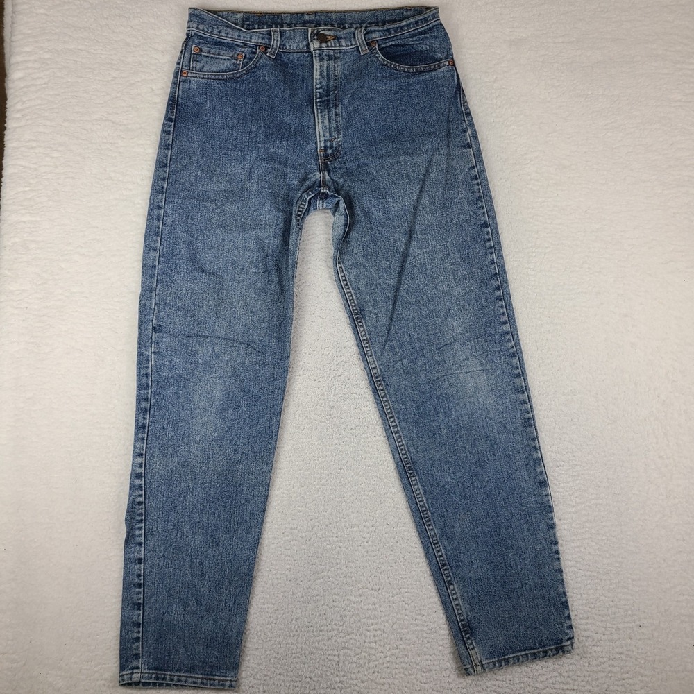 Levi's 550 Jeans Mens 36x34 Blue Relaxed Fit Tapered Leg Vintage 90's USA VTG